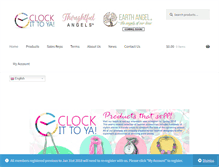 Tablet Screenshot of clockittoya.ca